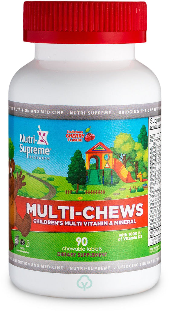 Nutri Supreme Multi Chews Childrens - Cherry 90 Wafers Vitamins