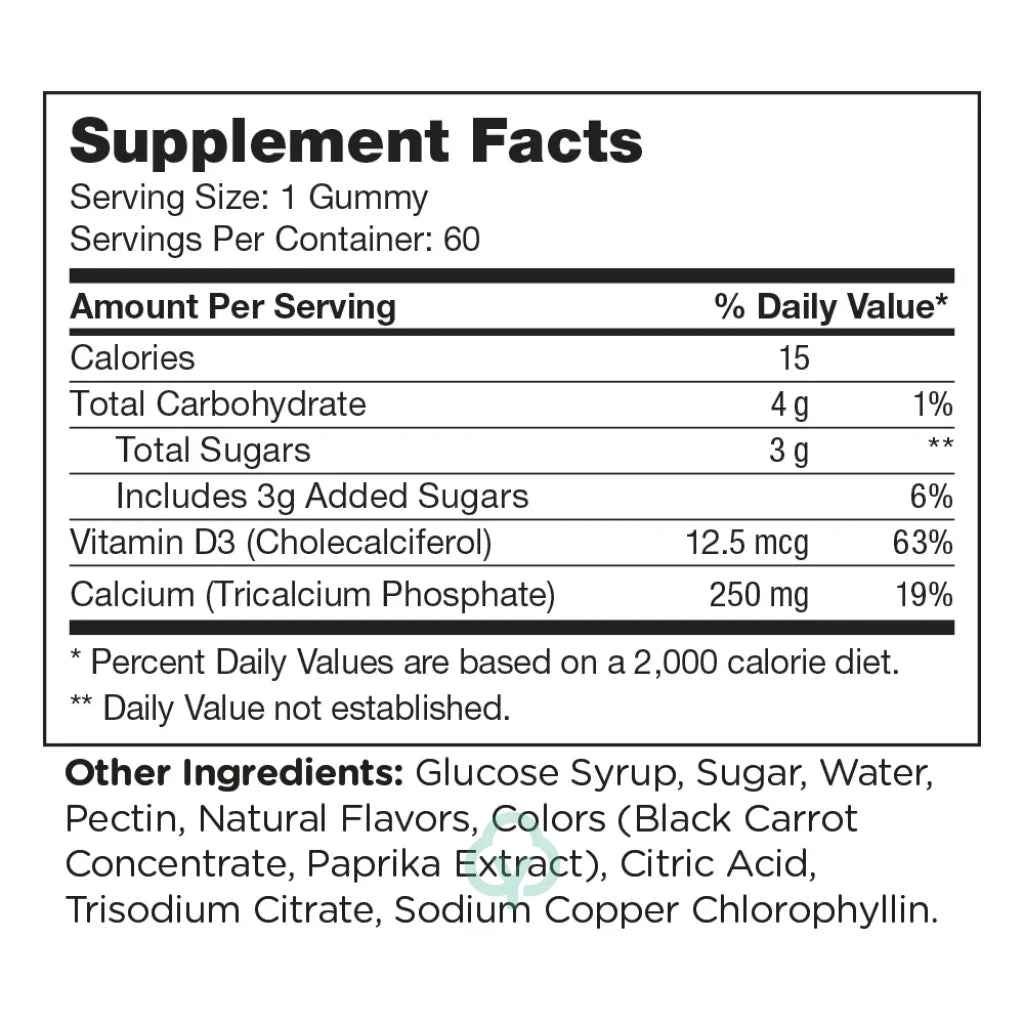 Chapter One Bones Gummies Kids 60 Gummies