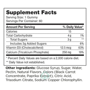Chapter One Bones Gummies Kids 60 Gummies