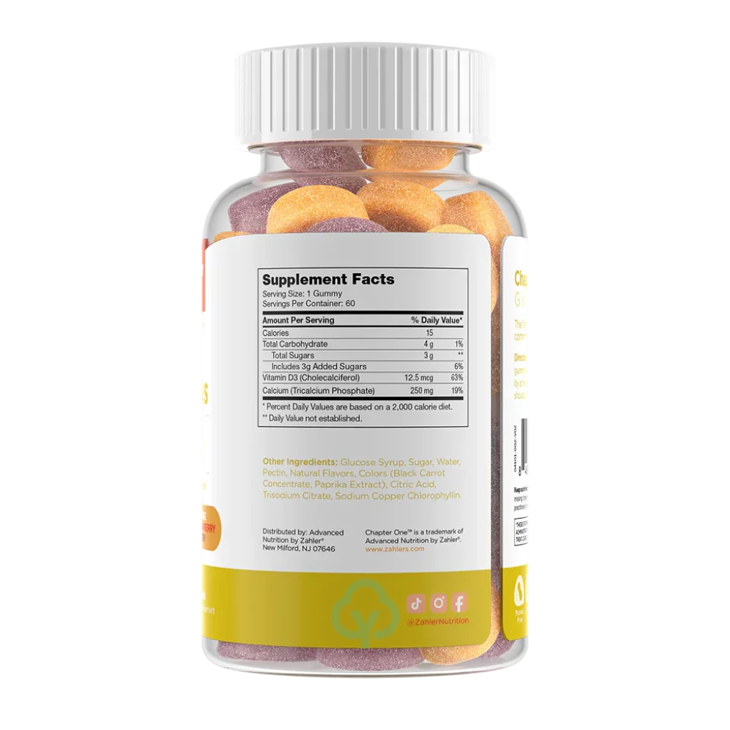 Chapter One Bones Gummies Kids 60 Gummies