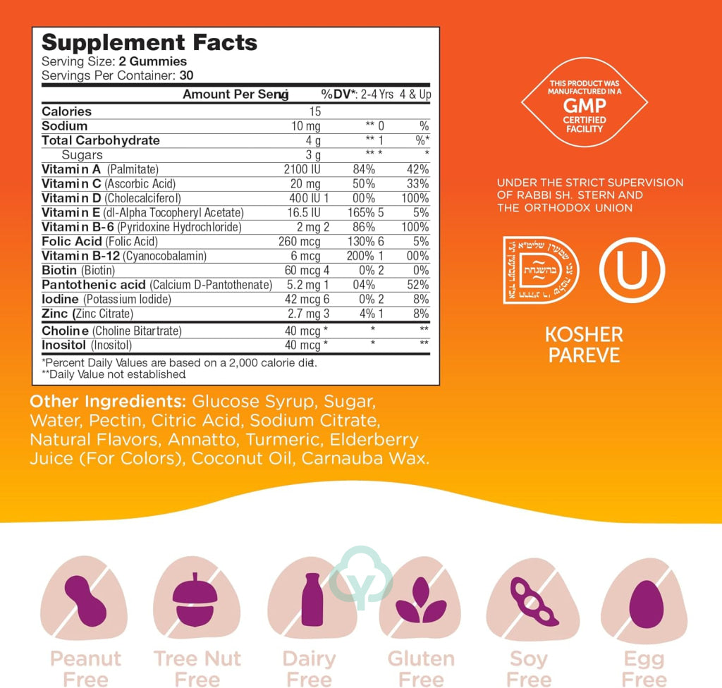 Chapter One Kids Multivitamin Gummies,