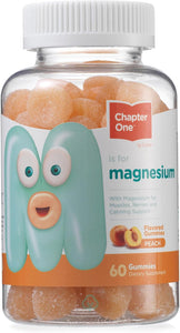 Chapter One Magnesium Gummies Peach 60 Count