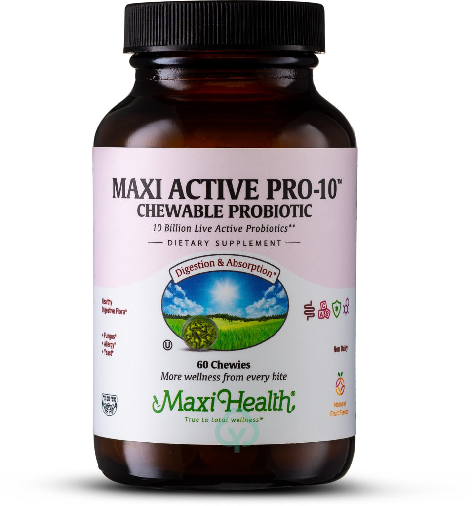 Maxi Health Active Pro 10 (Fruit) 60 Chews Digestion & Absorption