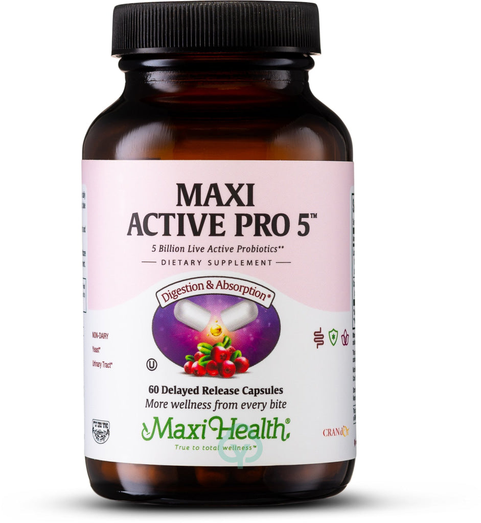 Maxi Health Active Pro 5 60 Caps Probiotic