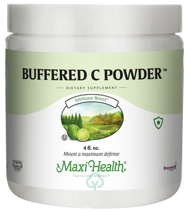 Maxi Health Buffered C Powder 4 Oz. Immune Support