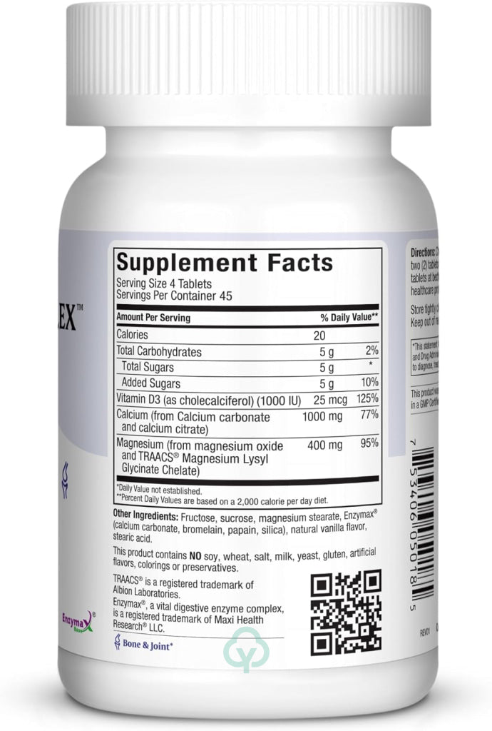 Maxi Health Chewable Calcium Complex 180 Chews Calcium