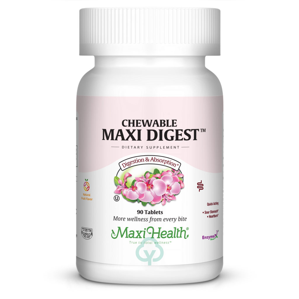 Maxi Health Chewable Digest 90 Chews Digestion & Absorption