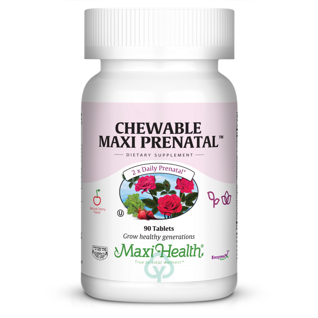 Maxi Health Chewable Prenatal 90 Chews Womens