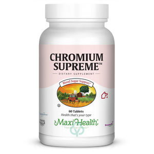 Maxi Health Chromium Supreme 60 Tabs Blood Sugar Support