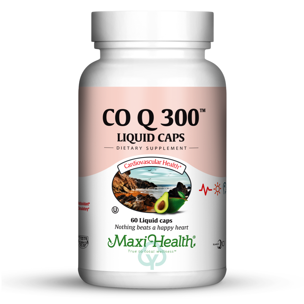 Maxi Health Co Q 300 Liquid Caps 60 Heart