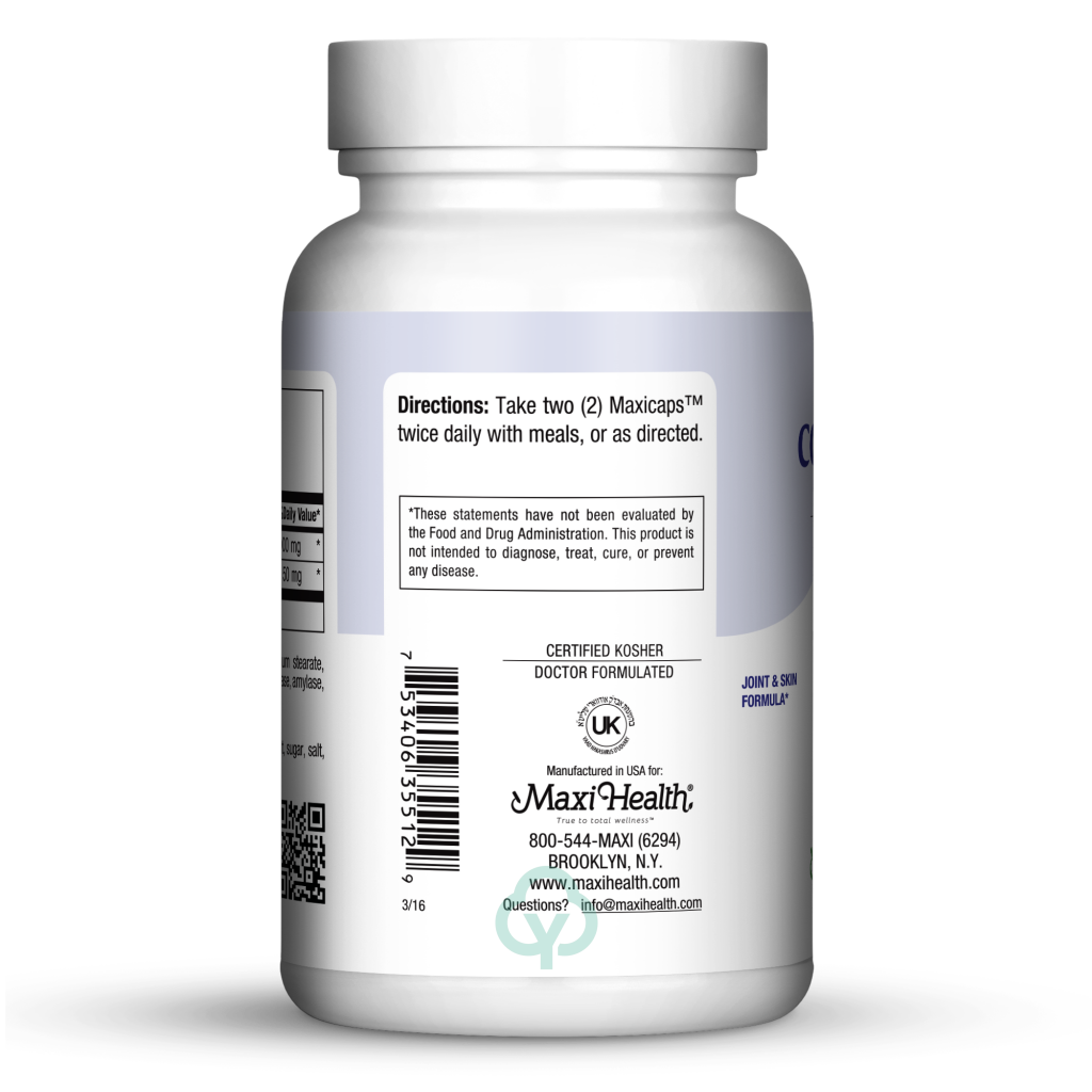 Maxi Health Collagen H.a. 120 Caps Bone And Joint