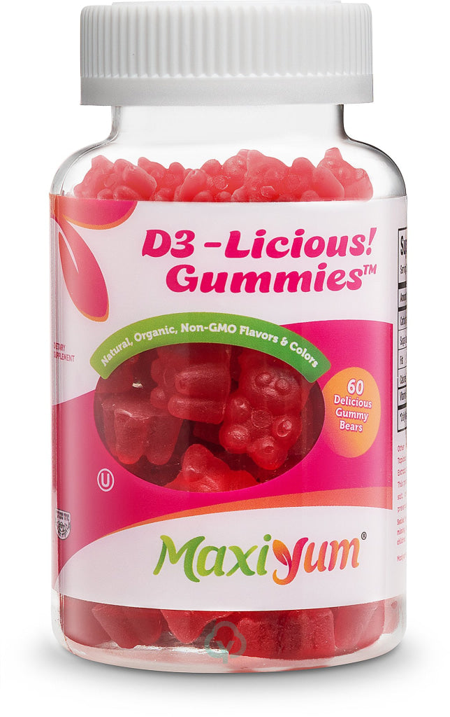 Maxi Health D3 Licious Gummies 60 Total Wellness