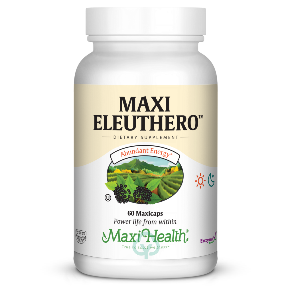 Maxi Health Eleuthero 60 Caps Abundant Energy