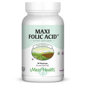 Maxi Health Folic Acid 90 Caps Womens