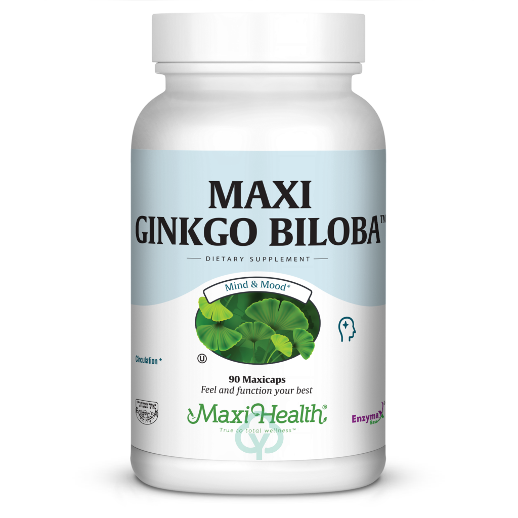 Maxi Health Ginkgo Biloba 90 Caps Mind And Mood