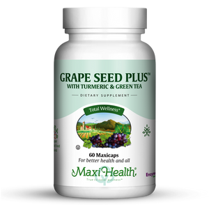 Maxi Health Grape Seed Plus 60 Caps Total Wellness