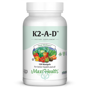 Maxi Health K2 A D 120 Gels Total Wellness