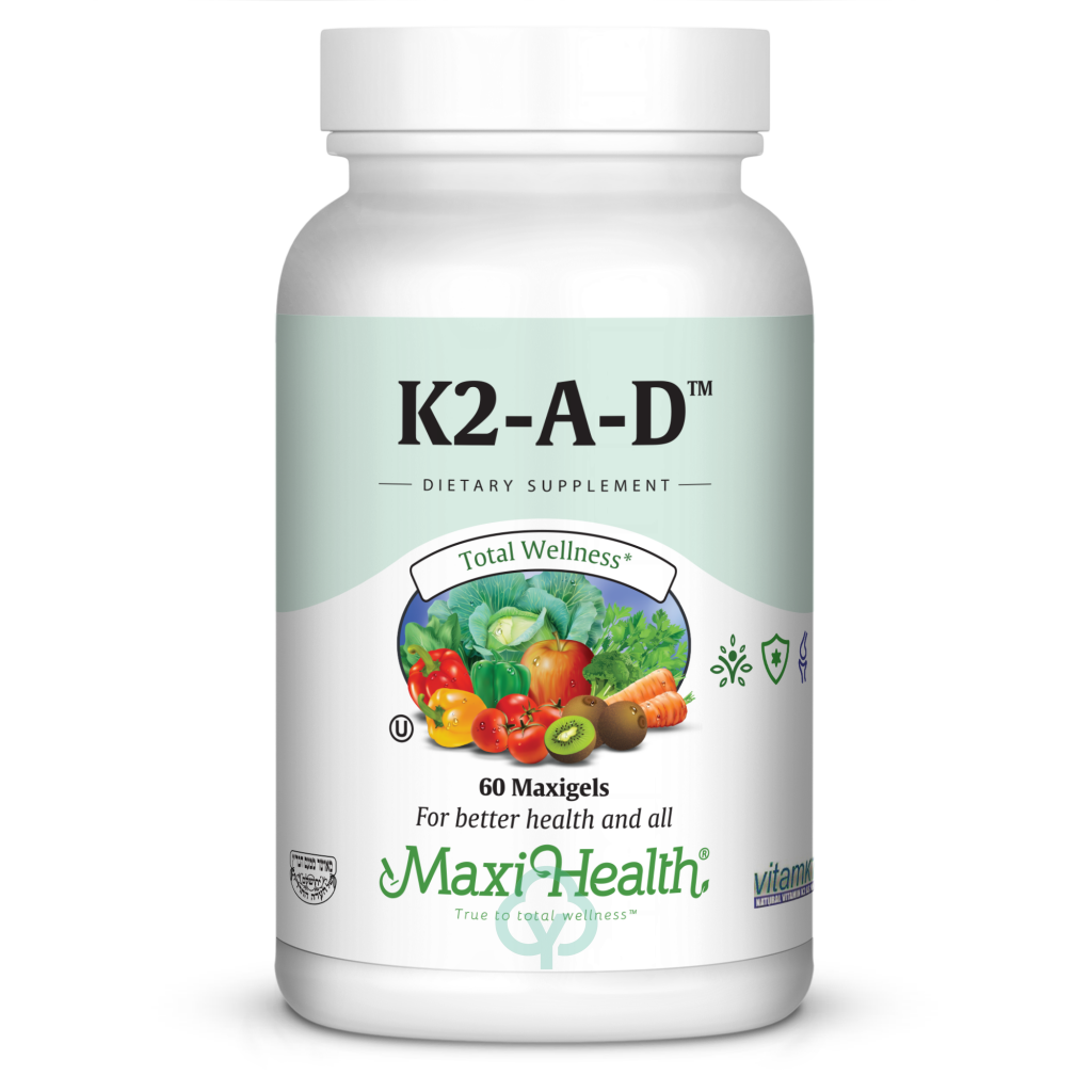 Maxi Health K2 A D 60 Gels Total Wellness