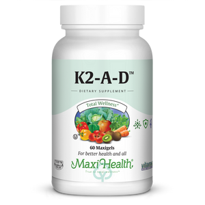 Maxi Health K2 A D 60 Gels Total Wellness