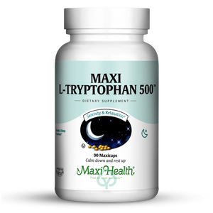 Maxi Health L Tryptophan 90 Caps Serenity & Relaxation