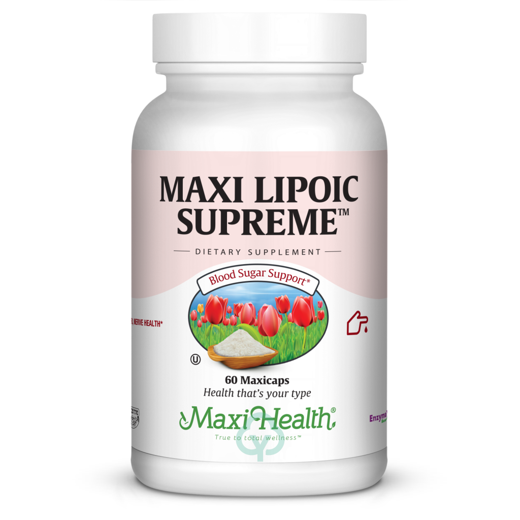 Maxi Health Lipoic Supreme 60 Caps Blood Sugar Support