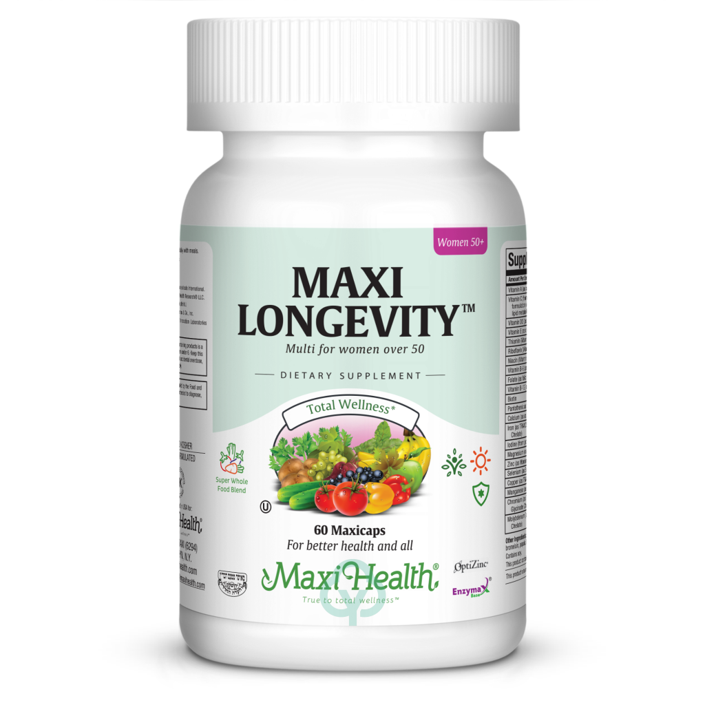 Maxi Health Longevity For Women 60 Caps Total Wellness