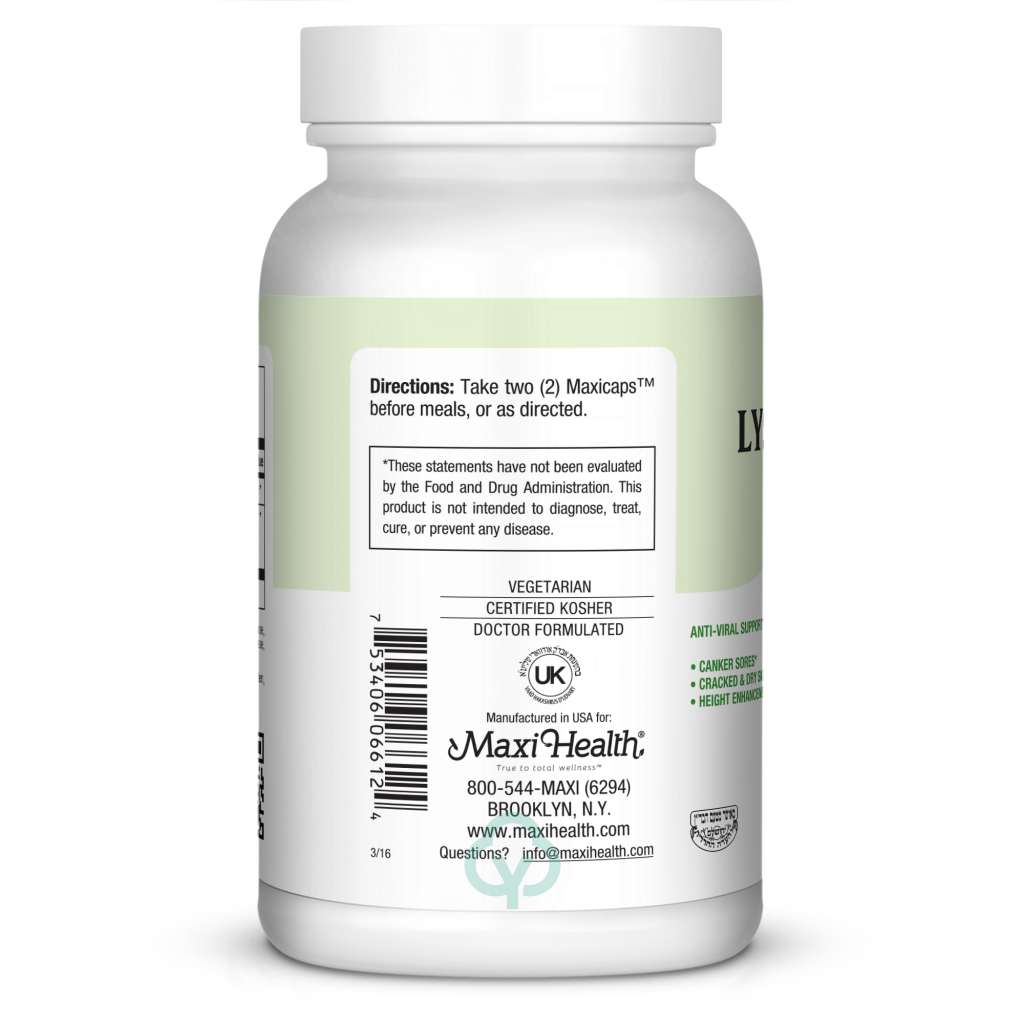 Maxi Health Lysine Complex Immune Support