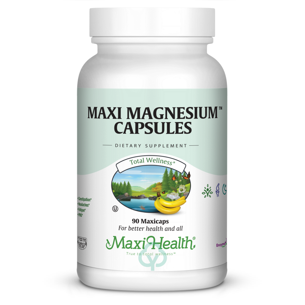 Maxi Health Magnesium Capsules 90 Caps Total Wellness