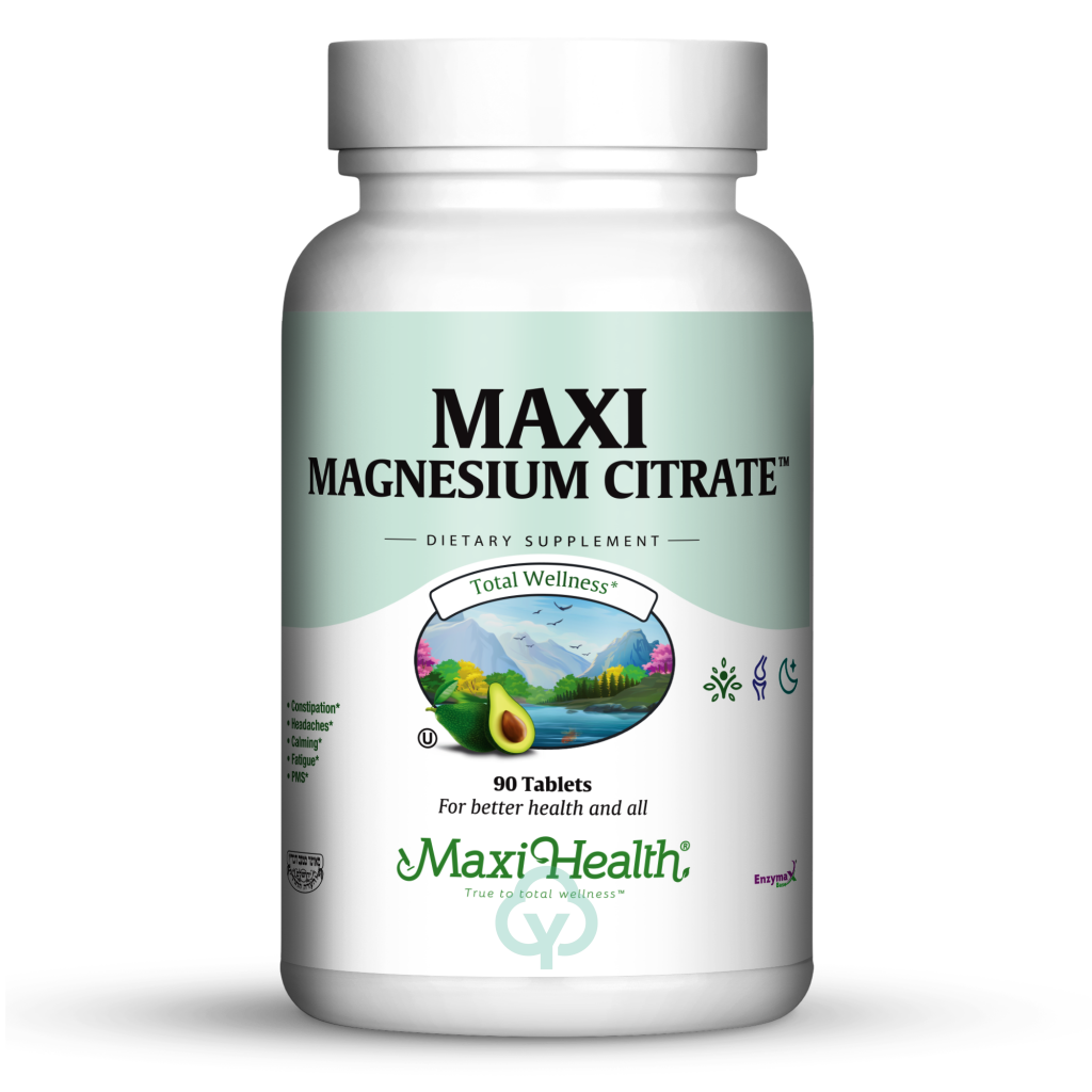 Maxi Health Magnesium Citrate 90 Tabs Total Wellness