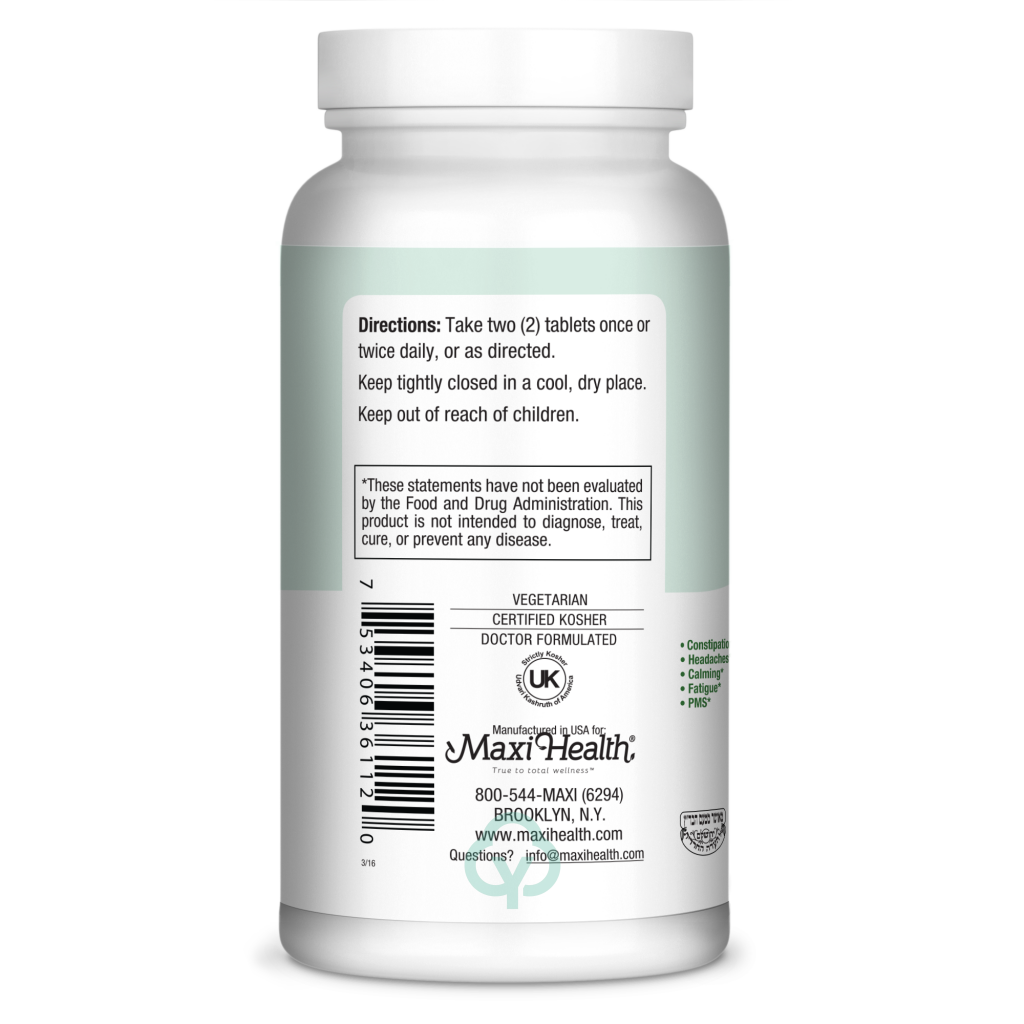 Maxi Health Magnesium Lysyl Glycinate 120 Tabs Total Wellness