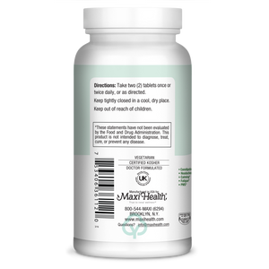 Maxi Health Magnesium Lysyl Glycinate 120 Tabs Total Wellness