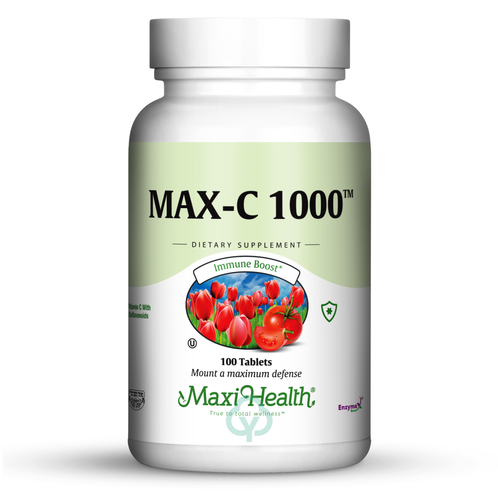 Maxi Health Max C 1000 100 Tabs Immune Support