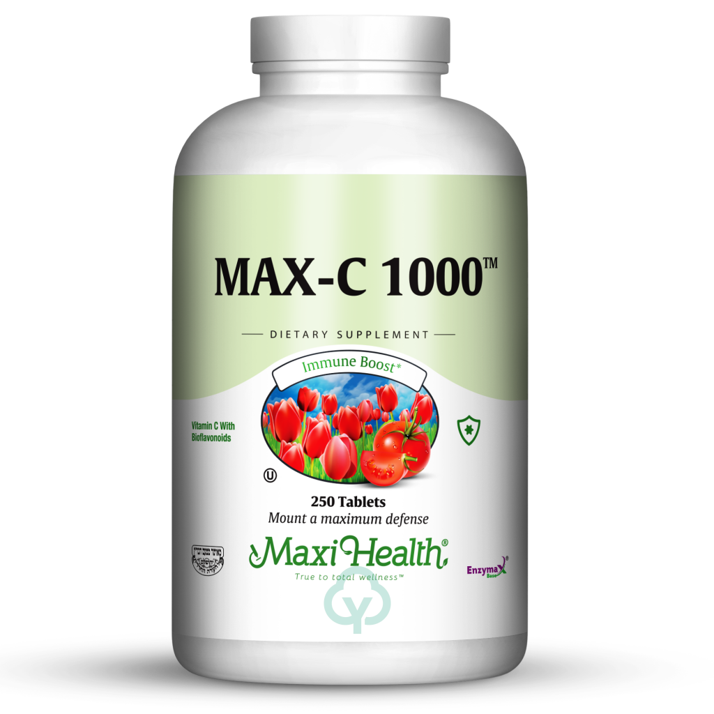 Maxi Health Max C 1000 250 Tabs Immune Support