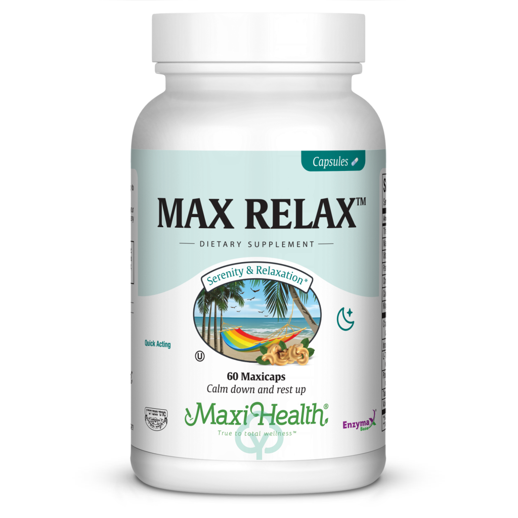 Maxi Health Max Relax Capsules 60 Caps Serenity & Relaxation