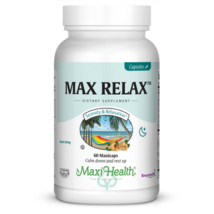 Maxi Health Max Relax Capsules 60 Caps Serenity & Relaxation