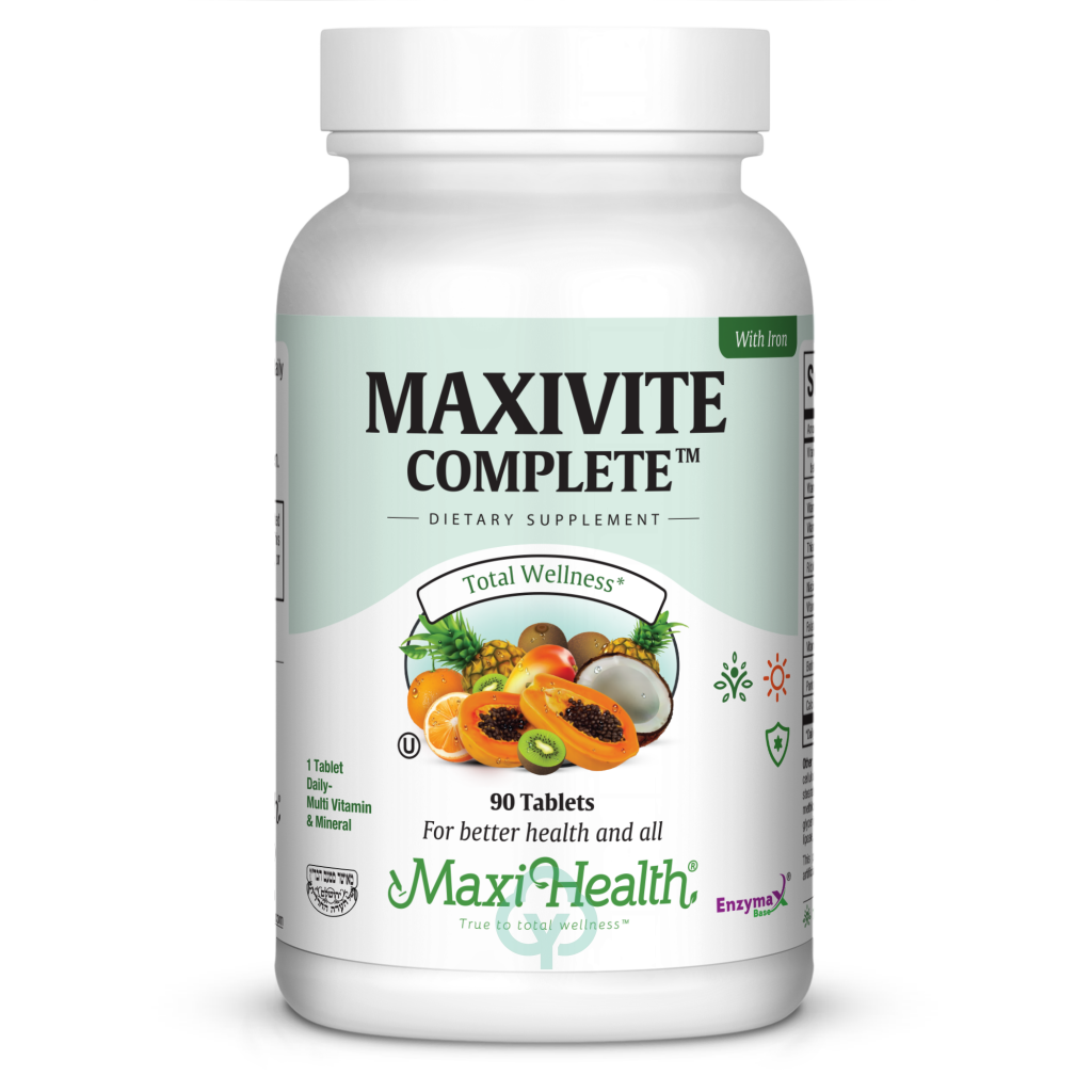 Maxi Health Maxivite Complete 90 Tabs Total Wellness