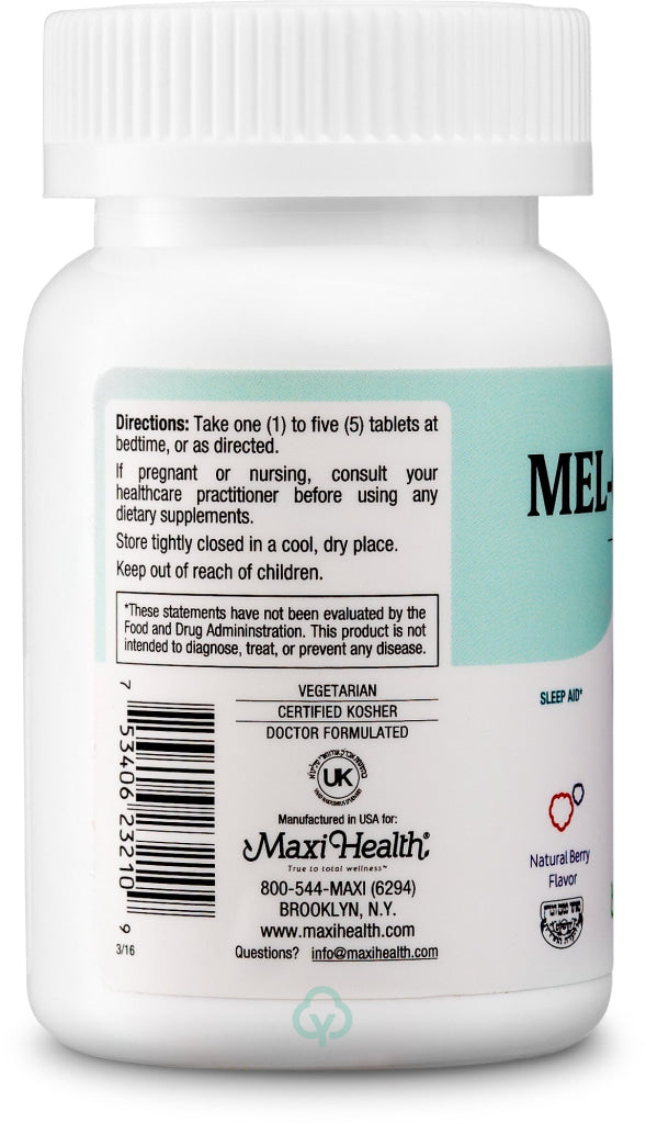 Maxi Health Mel O Chews 1 Mg Serenity & Relaxation