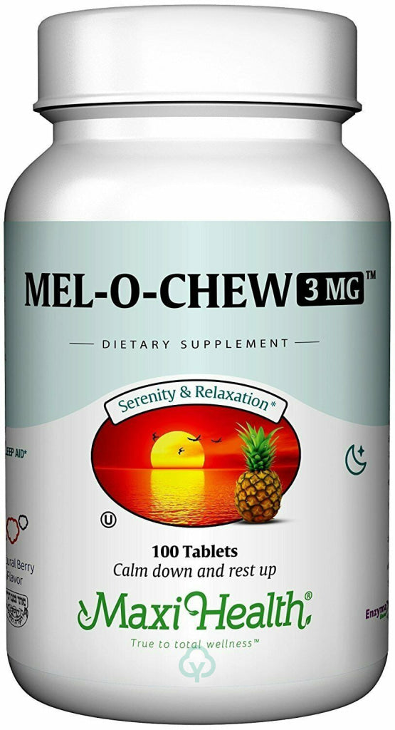 Maxi Health Mel O Chews 3 Mg 100 Serenity & Relaxation