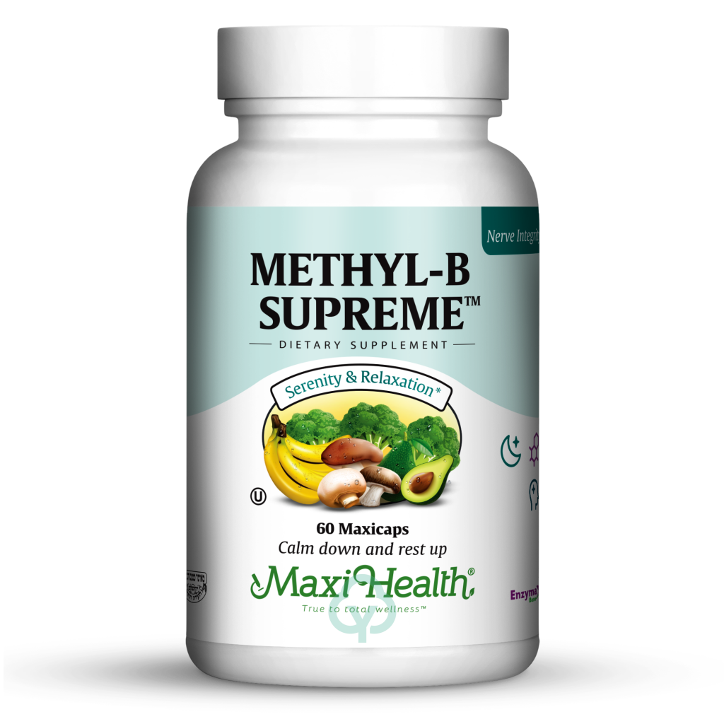 Maxi Health Methyl B Supreme 60 Caps Serenity & Relaxation