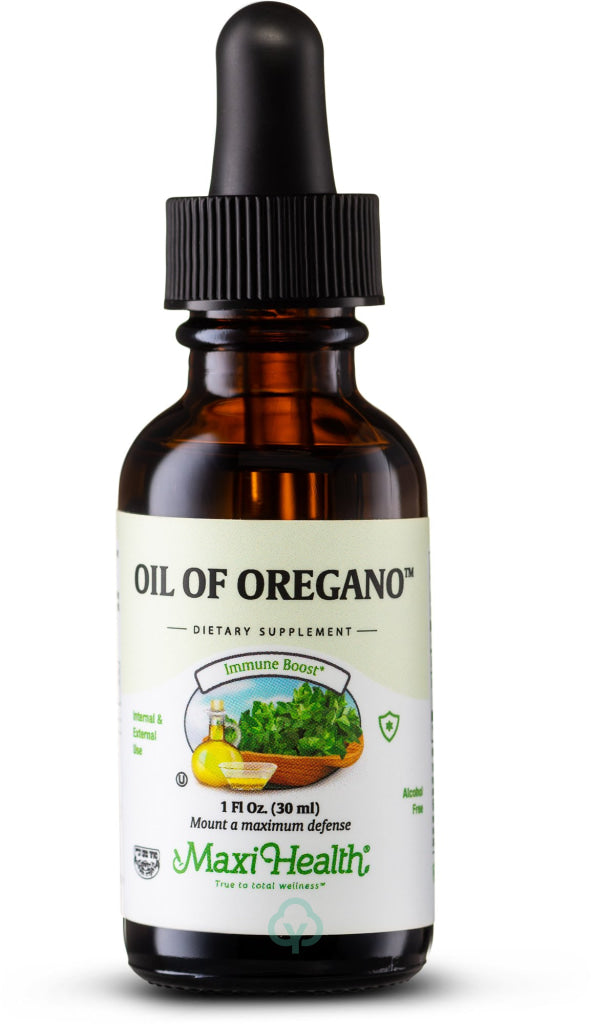 Maxi Health Oil Of Oregano 1 Fl Oz Immune Support