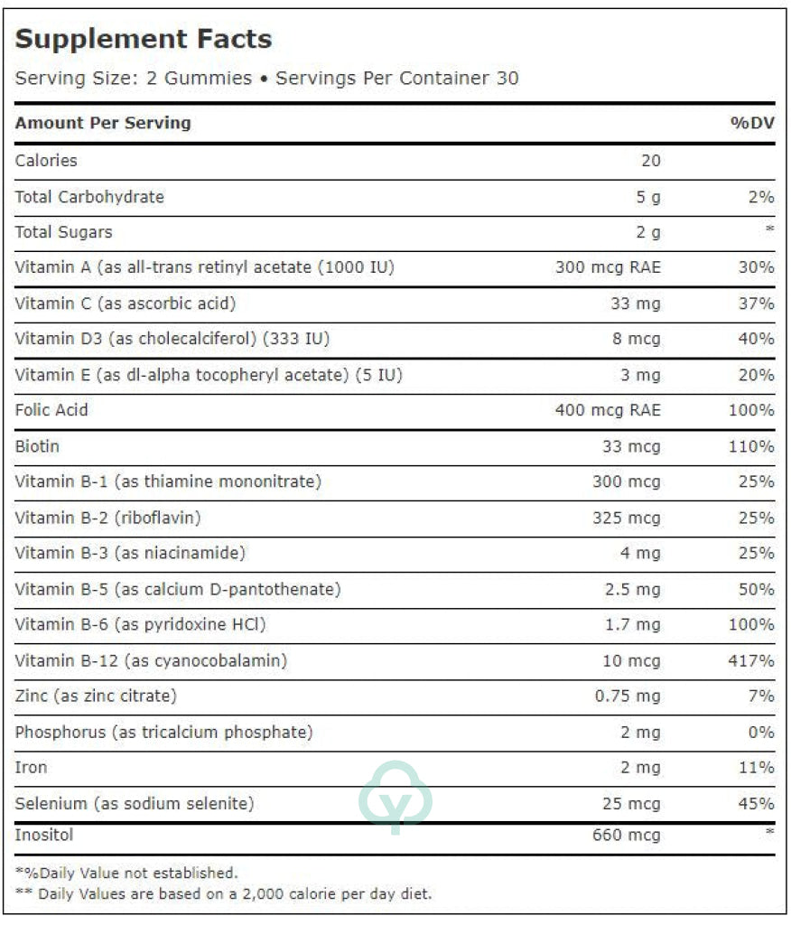 Maxi Health Prenatal Gummies 60 Women’s