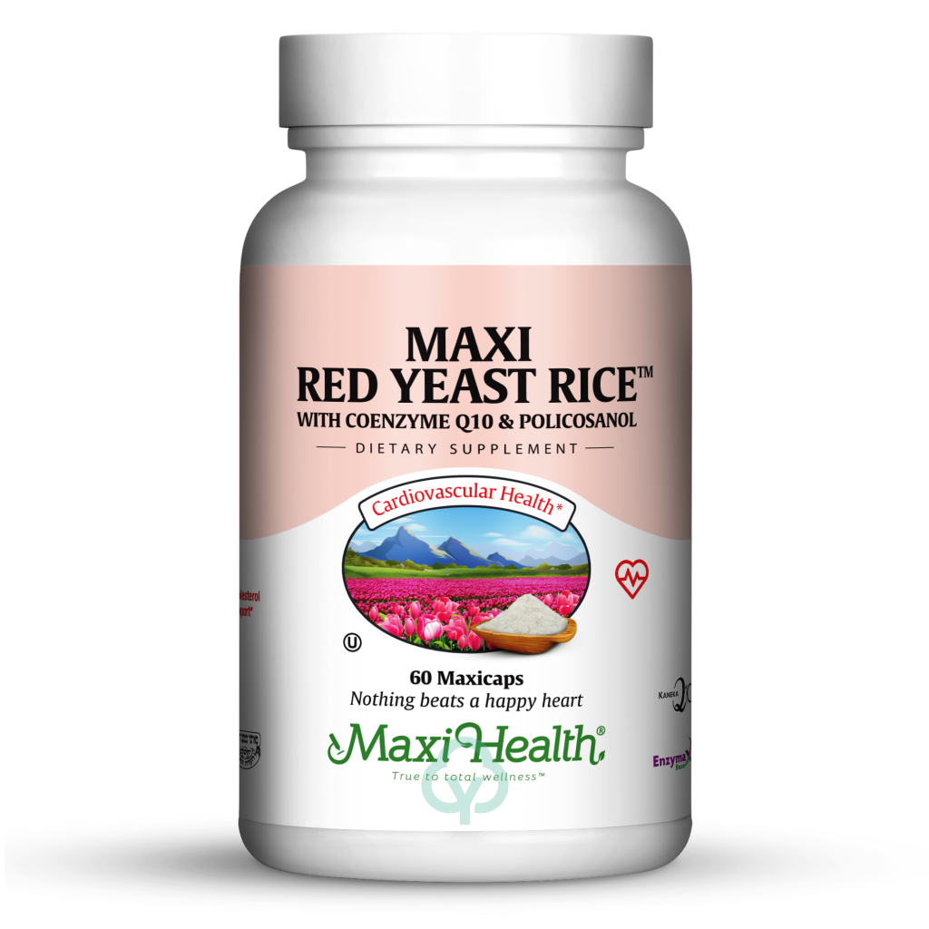Maxi Health Red Yeast Rice 60 Caps Heart