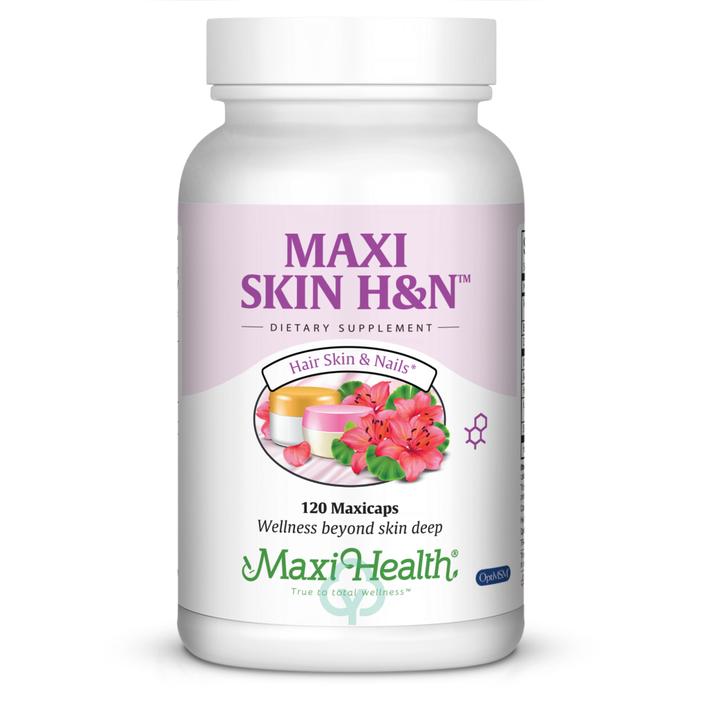 Maxi Health Skin H & N 120 Caps Hair Skin And Nails