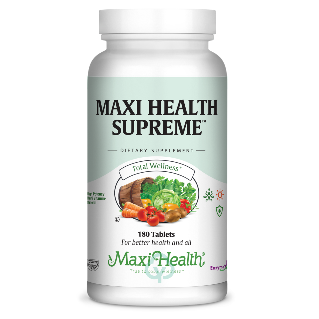 Maxi Health Supreme 180 Tabs Total Wellness Multiples