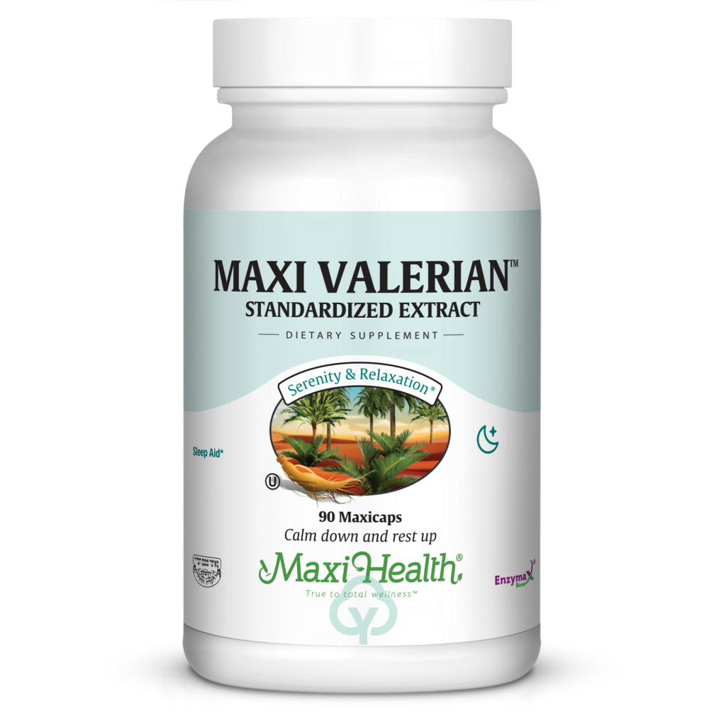 Maxi Health Valerian 90 Caps Serenity & Relaxation