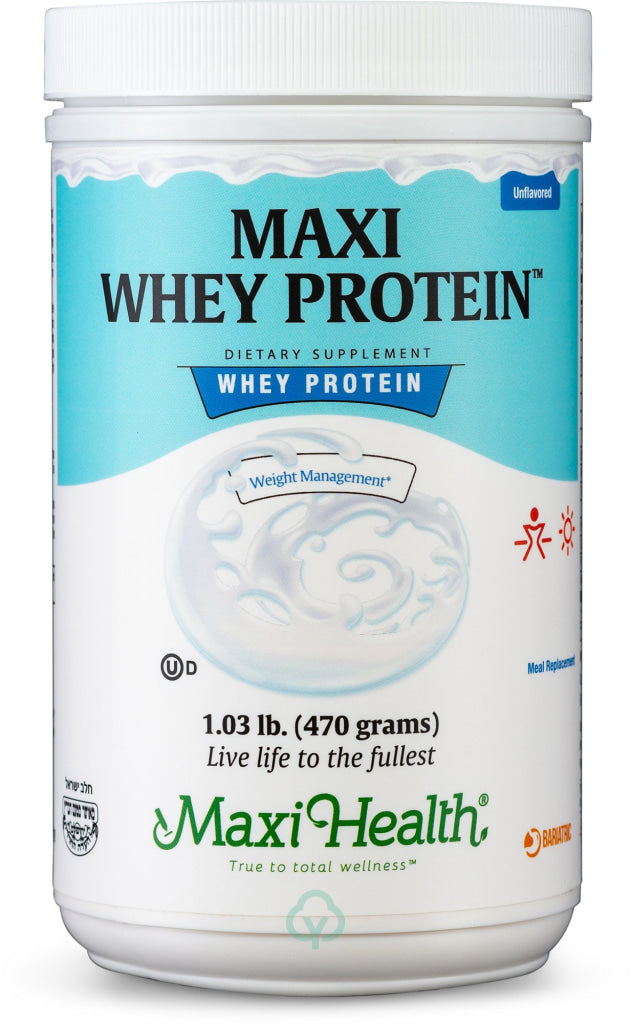 Maxi Health Whey Protein (Unflavored) 1.03 Lb Weight Managment