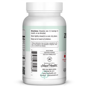 Maxi Health Zinc Lozenges 60 Loz Total Wellness