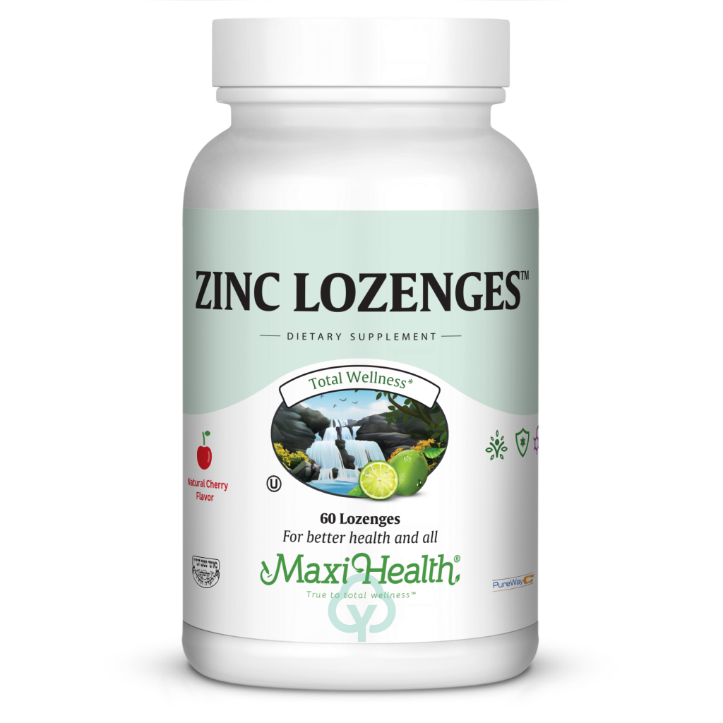 Maxi Health Zinc Lozenges 60 Loz Total Wellness