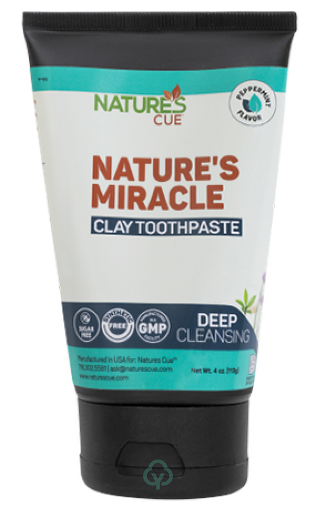 Natures Cue Miracle Clay Toothpaste Peppermint Flavor Toothpaste