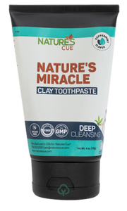 Natures Cue Miracle Clay Toothpaste Peppermint Flavor Toothpaste